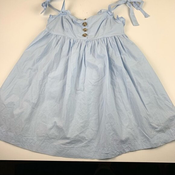 HOST PICK Urban Outfitters Baby Blue Babydoll Minidress size Small - Picture 5 of 12